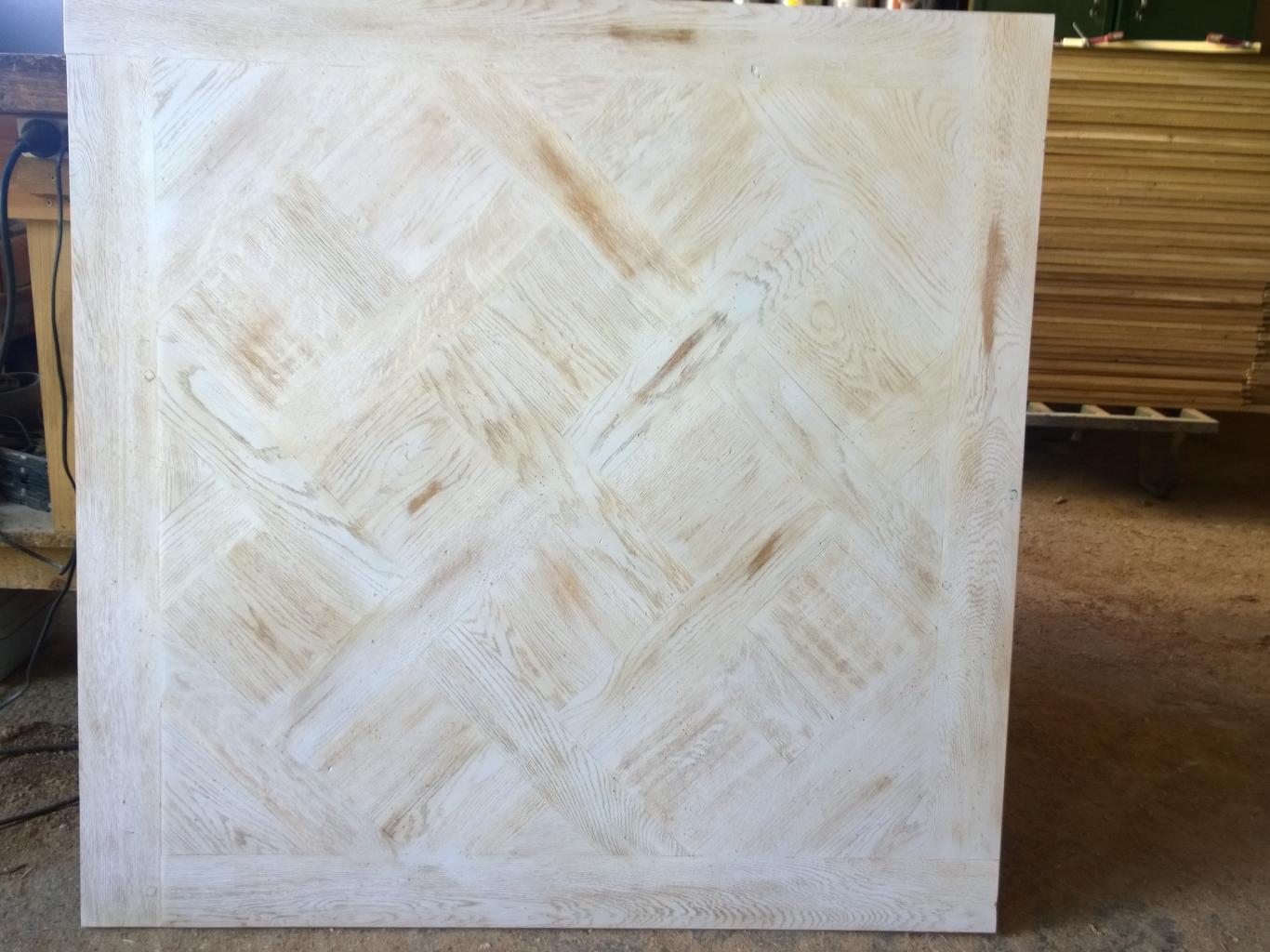 Parquet de Versailles avec patine provençale