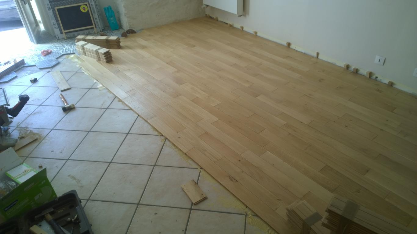 Pose de parquet